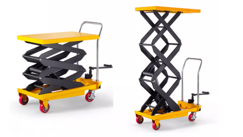 1000 kg-os hidraulikus emelőasztal alkalmazási esettanulmány a gyártóműhelyben