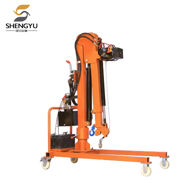 Mobil elektromos hidraulikus járműre szerelhető daru